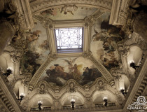 Le plafond du grand escalier par Isidore Pils