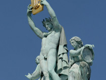 Apollon, la poésie et la musique - oeuvre d'Aimé Millet Apollon, la poésie et la musique - oeuvre d'Aimé Millet