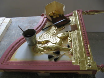 Eimer Gild und Vergoldung Kissen Eimer Gild und Vergoldung Kissen